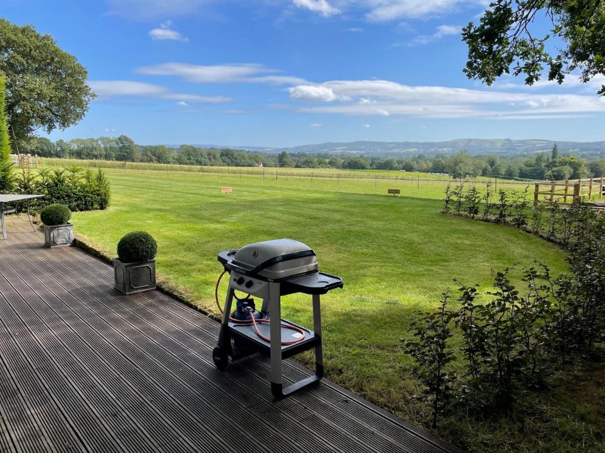 Stunning Cabin With Incredible Views Near Goodwood Rogate ภายนอก รูปภาพ